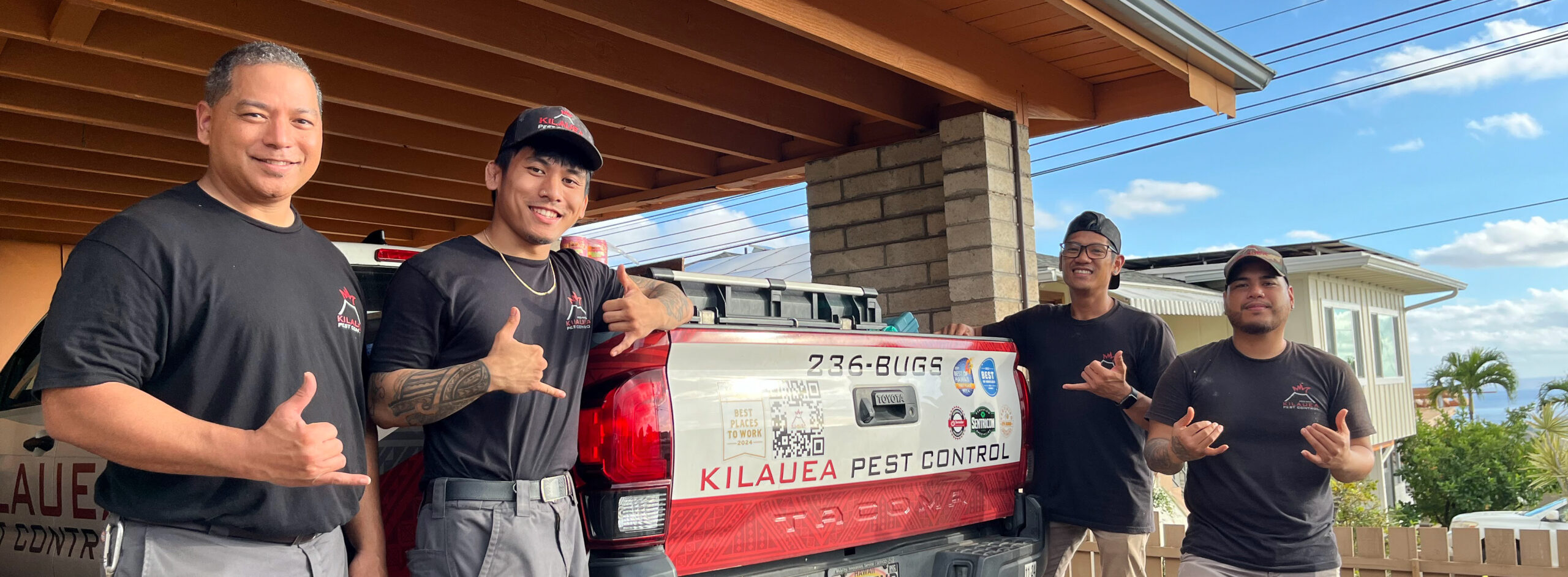 Kilauea Pest Control rodent exclusion service team in Hawaiʻi